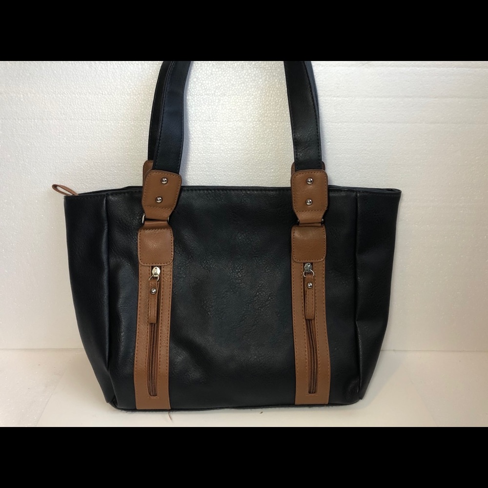 🛑SOLD🛑Unbranded dark navy large tote bag